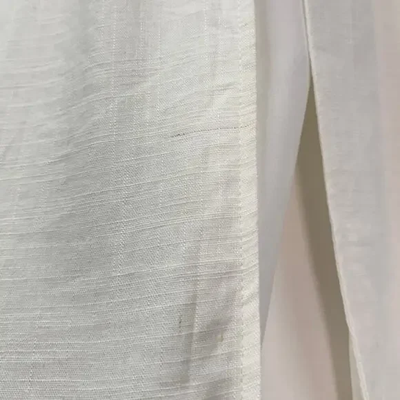 Lulu's White Midi Skirt with Front Slit - Picture 7 of 7